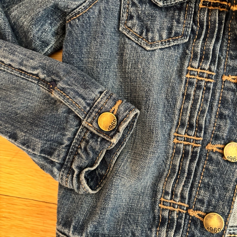BabyGap 1969 Jean Jacket Girls size 5 - Picture 3 of 4